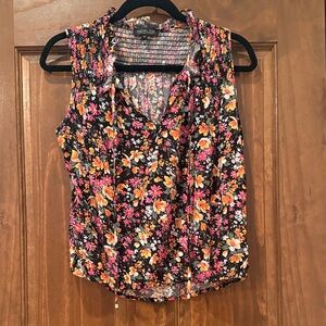 Rachel Zoe Floral Sleeveless Blouse
